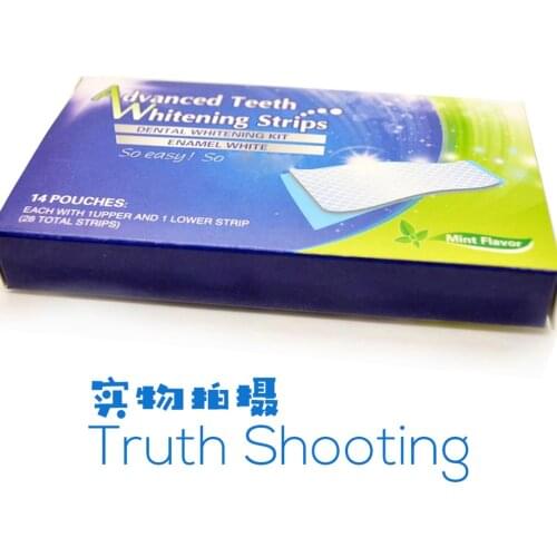 14x Teeth Whitening Strips Bleaching Tea Stains Remover Stickers