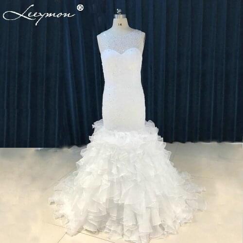 Dlynmoo Mermaid Silhouette Wedding Dresses