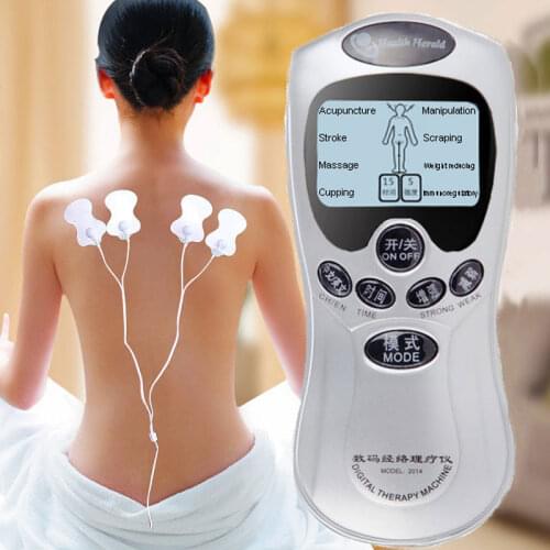 Home Digital meridian massager physiotherapy massage multifunction acupuncture therapy body shaper slimming