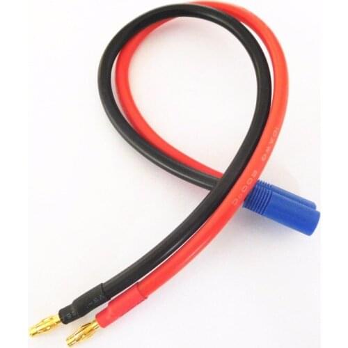 EC5 Ultra Charge Cable EC5 Male 4mm Banana Plug 10AWG Wire Lipo Battery Drone aircraft model