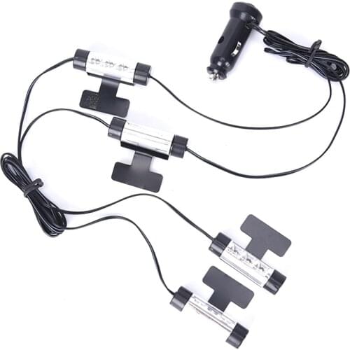 Hot sale 4 1inch blue Ambient interior foot lights car styling Auto parts Light Car LED mood light interior decorative lights