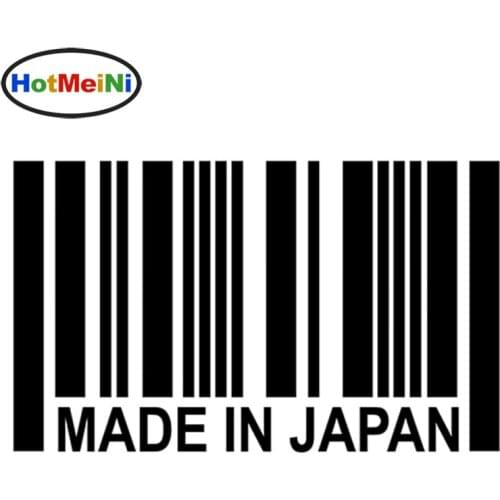 HotMeiNi 15*9CM Made in JAPAN Barcode Car Styling Car Sticker JDM Vinyl Decals Stickers Great for Car Body Truck Window Bumper