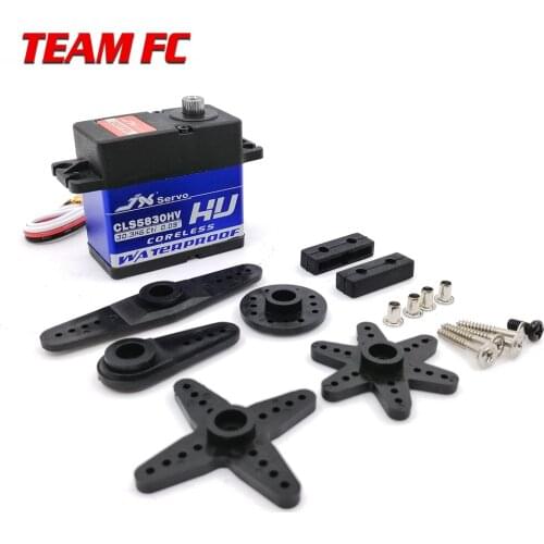 JX CLS5830HV 30KG Large Torque Waterproof Metal Gear Digital Coreless Servo for RC Car Crawler TRX4 SCX10 RC Boat RC Model
