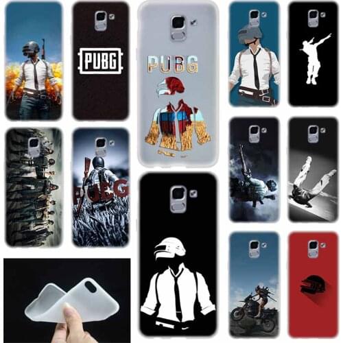 Phone case Soft Cover Coque For Samsung Galaxy J6 J8 J3 J5 J7 J4 Plus 2018 2016 2017 EU Prime Pro Ace j610 pubg mobile stickers