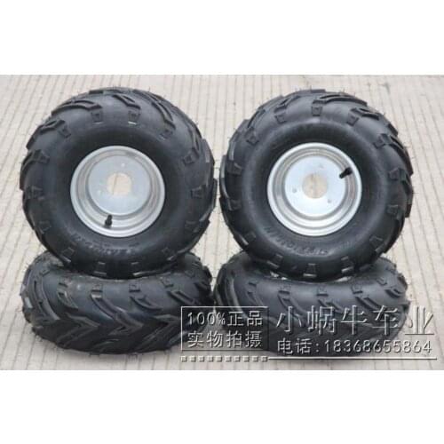 ATV 7-Inch Wheel Hub Tire Set Kart Bull ATV 16X8-7-Inch Cross-Country set of 4