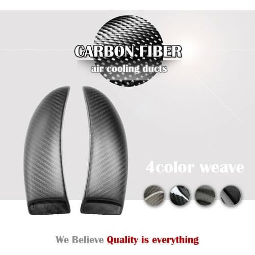 Carbon Fiber Front Brake Disc Air Ducts Cooling System Radiator Pipe For DUCATI MONSTER 1200 821 MULTISTRADA 950 2016-2020