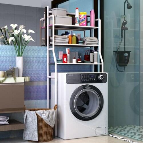 Bathroom Shelves Toilet Floor Type Storage Accessory Rack Organizer for bathroom No Punching Floor Type Kitchen fixture