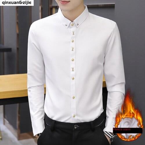 Qinxuan&Zijie Men's Warm Shirts