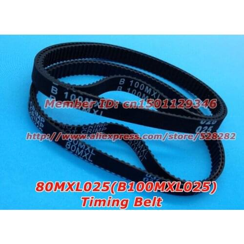 B100 MXL Ttming Belt 100 Teeth Width 6.35mm Length 203.2mm For DIY Ultimaker Clone B100MXL Rubber Synchronous Belt