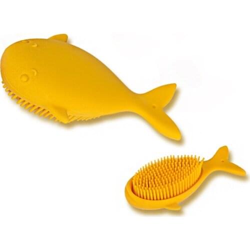 Baby shower bath brush Handle Shower silicone Bath Brush Body Brush Long-handled Skin Massage Spa Brush Bathroom Bath Supplies
