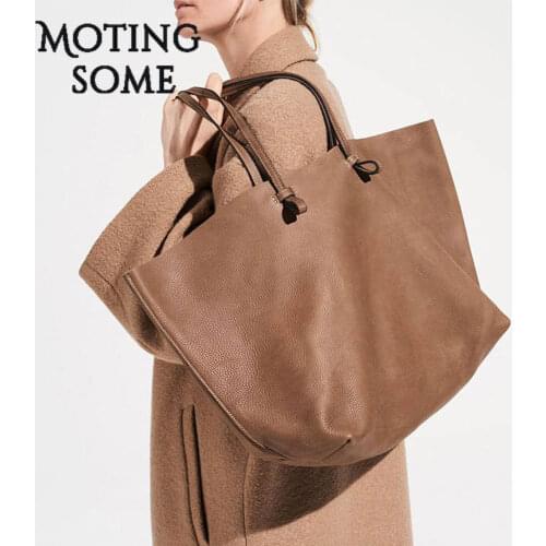 Oversized Genuine Leather Women Tote Bag Cowhide Leather Calfskin Large Shopper Bag Handbag Natural Leather Female Tote 2020 New