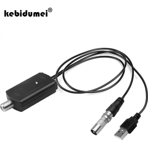 Kebidumei TV Antenna 25db Signal Amplifier Booster Low Noise Easy Installation For HDTV TV Antenna Signal Booster Antenna