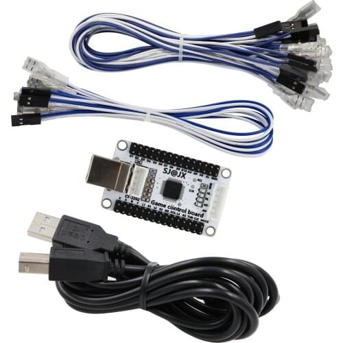SJ@JX Arcade Game USB Encoder Board Zero Delay Gamepad Button Joystick Controller Cable for Nintendo Switch PC PS3 Raspberry Pi
