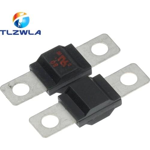 2PCS ANS trumpet Fork plug fuse 30A 40A 50A 60A 70A 80A 100A 125A 150A 200A Bolt fixed insurance film