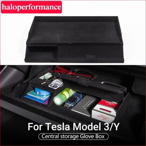 Model3 Storage Box For Tesla Model 3 Accessories 2019-2021 Car Central armrest Box Stowing Tidying Tesla Model Y Model Three