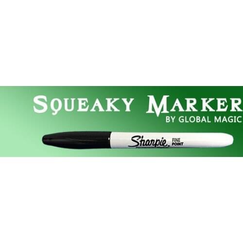 New Arrivals Squeaky Marker by Global Magic Funny Magia Toys Magic Tricks Illusions Close up Bar Street Magic Props,Gimmick,Joke