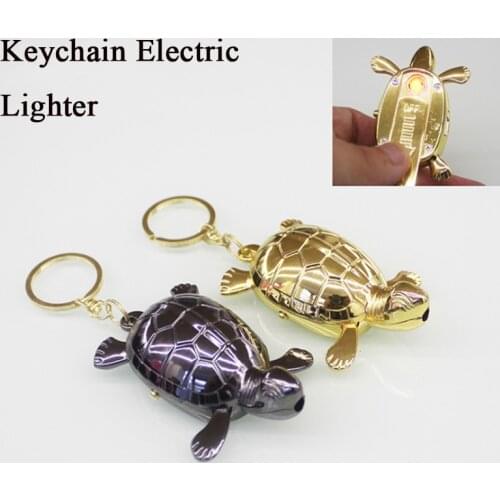 Zinc Alloy Sea Turtle Cool Lighters USB Rechargeable Electric Windproof Lighter Smoke Accesoires Dropship Suppliers Men Gift