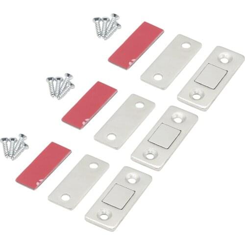 Pratical Invisible Strong Suction Door Magnet Kit with Screw for Home Office Latch Furniture Closer Cabinet Door Catches
