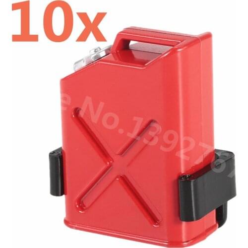 10Pcs Oil Gasoline Fuel Tank Container TRX4 T4 Spare Parts For 1/10 Rock Crawler RC Cars AX10 Axial SCX10 RC4WD D90 CC01 TRX-4
