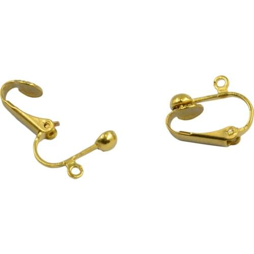 12pcs Clip-on Earring Converter with Easy Open Loop DIY Earrings Findings