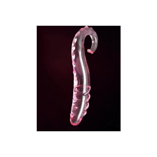 30mm Pink Pyrex glass dildo drtificial penis crystal fake anal plug prostate massager masturbate Sex toy for adult gay women men
