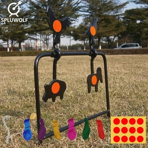 4 Animal Shapes Tactical Hunting Airgun Plinking Target For Airsoft Paintball bb.177 Shooting Target Plates Practise