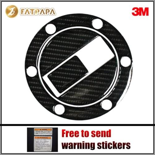 Motorcycle Accessories 3D Carbon Fiber Tank Gas Cap Pad Filler Cover Sticker Decals Fit APRILIA SHIVER 750 TRIUMPH 07-14 KTM 990