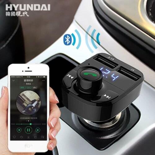 5V 3.1A Car Bluetooth Hands Free MP3 Player FM Transmitter Car Wireless Car Charger HY82