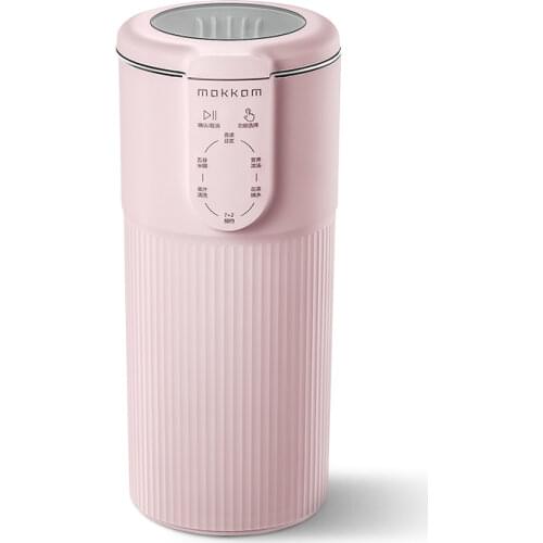 Mini Soymilk Maker Food Blender Multifunction Soymilk Rice Paste Juice Maker Food Mixer 300ml 1-2 Person Soy Milk Machine