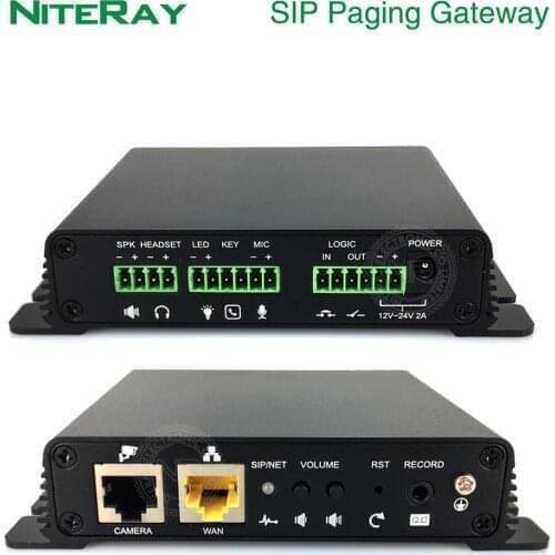 Two SIP lines VoIP SIP Paging System Door Phone Intercom support DIY SIP Broadcast / Intercom / Paging