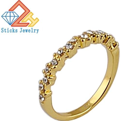 Brand TracysieWing Rings for Women Genuine Austrian Crystal kc Gold Vintage Rings New Sale Hot