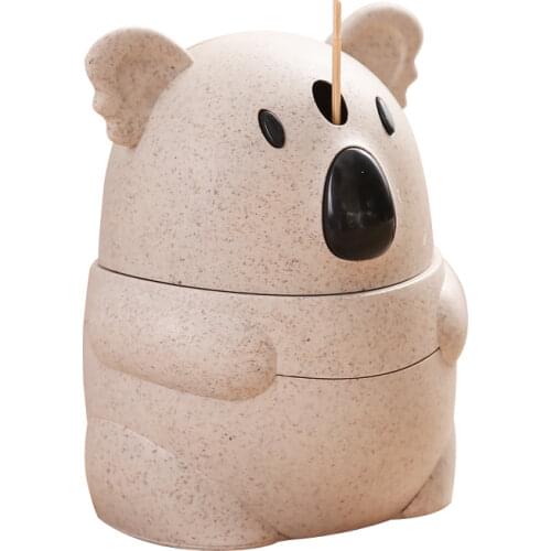 Creative Plastic automatic wine Barrel-Shaped Toothpick Box Press Type Toothpick Holder home decoration