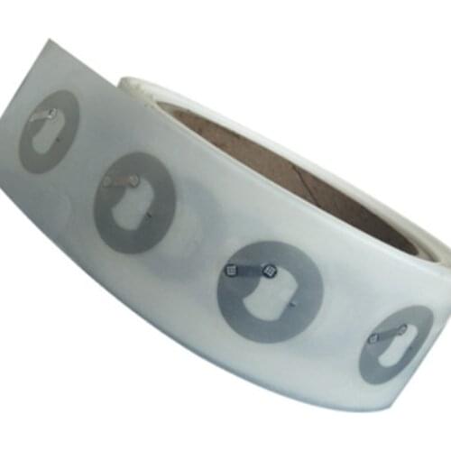 100PCS 25mm NFC transparent Stickers Protocol 13.56MHz ISO14443A Universal Label RFID Tags NFC Phones NFC Tag Badges Wet Inlay