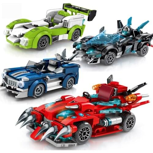 Speed Champions Car Model Building Blocks Toys For Child Compatible Lepining City Vehicles Super Sport Racing Car Toys