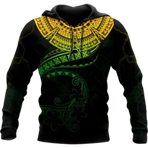 Fashion Polynesian tattoo 3D printed Hoodie 3D Unisex casual zipper Hoodie casual Street hip hop 3D printed Sweatshirt