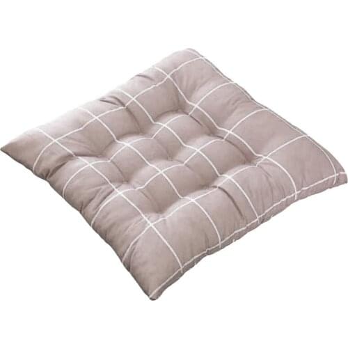 40x40cm Soft Square Stripe Seat Chair Cushion Car Pad Dining Patio Home Office Indoor Outdoor Garden Sofa Cushion