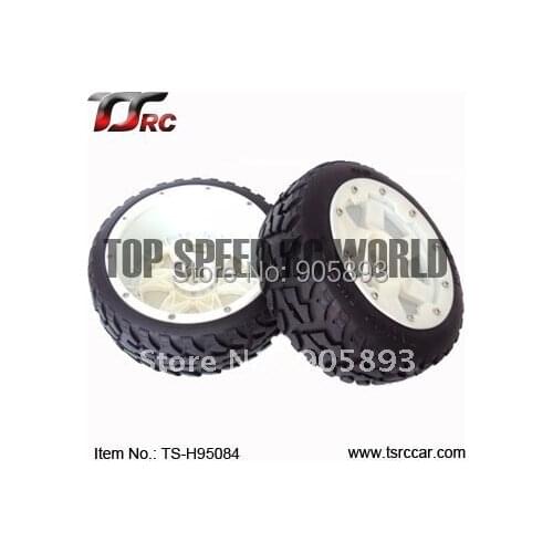 Front Highway-road Wheel Set With Nylon Super Star Wheel(TS-H95084)x 2pcs for 1/5 Baja 5B, wholesale and retail