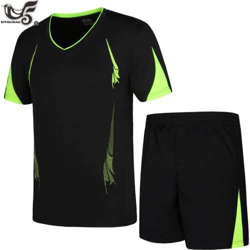 Plus size 7XL8XL9XL new Summer Men Set Sporting Suit Short Sleeve T shirt+Shorts Set Quick Drying Tracksuit For Men clothing