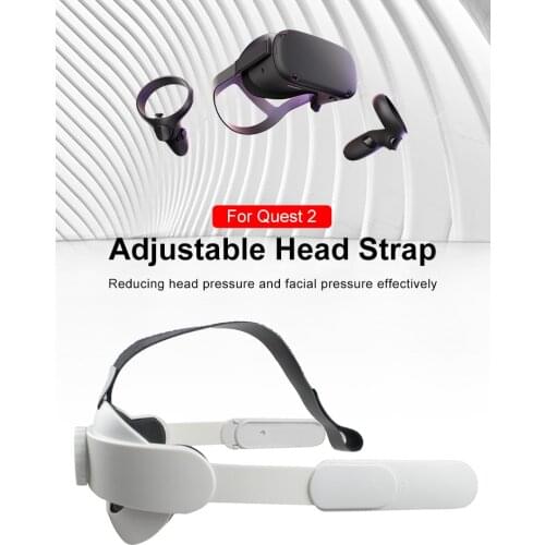 Replace Comfortable Virtual Reality Quest 2 VR Glasses Adjustable Headband Head Strap For Oculus Quest 2 VR Headset Accessories