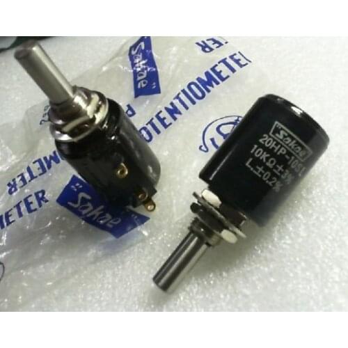 Japan SAKAE 20HP-10SL 20HP 10K 0.2% 10 laps multiple coil potentiometer switch