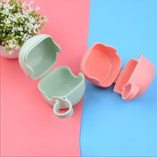 1PC BPA Free Portable Pacifier Box Soother Container Plastic Holder Infants Nipples Travel Dust Cover Case Wholesale