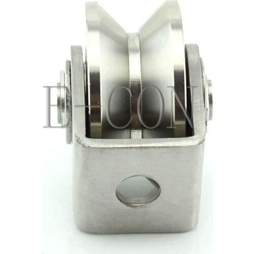 1PCS Fixed Pulley V Wheel with bearings for Sliding Gate Track Guide Track Pulley