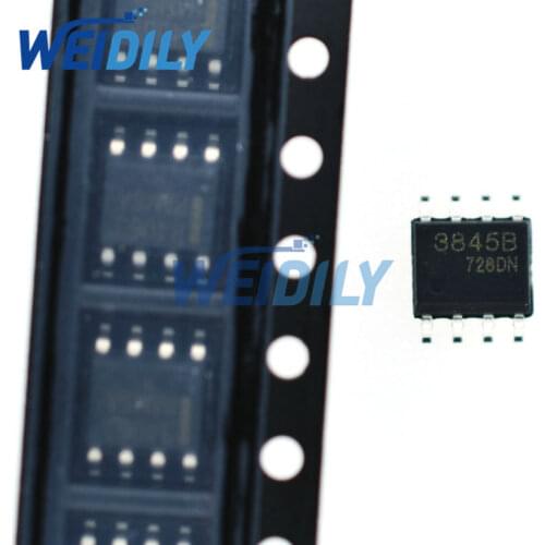 10PCS/Lot UC3845 UC3845B UC3845BN 3845B SOP-8 SMD IC New Original