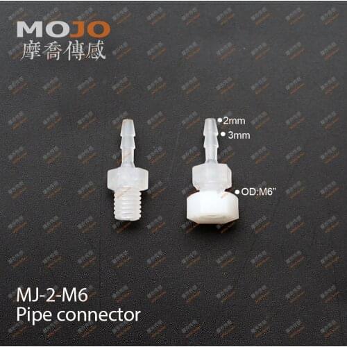 2020 Free shipping!!MJ-2-M6 straight nozzle connector (100PCS/LOTS)