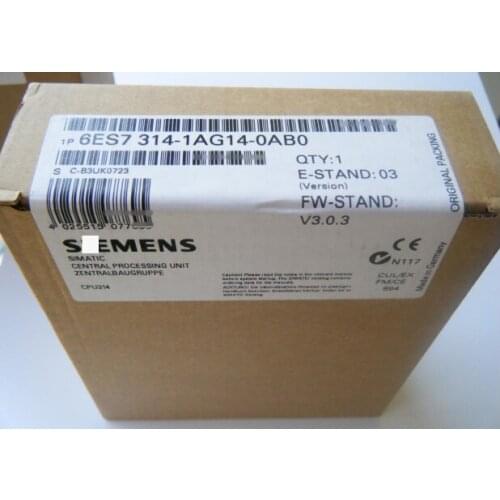 6ES7314-1AG14-0AB0 S7-300 CPU314 unit box