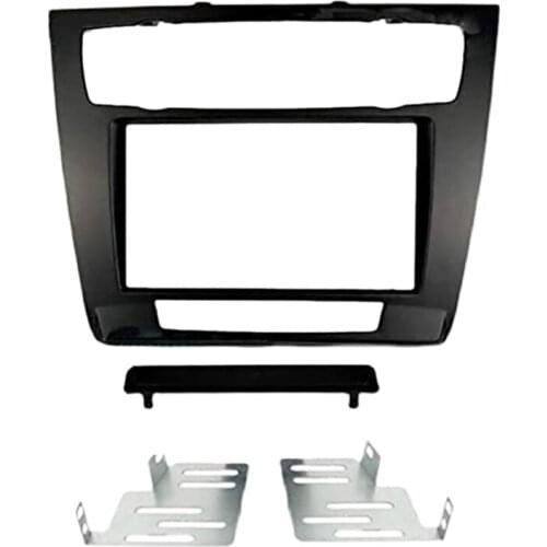 Car Radio Fascia Stereo Panel Trim Frame Plate Fit for -BMW 1 Series E81 E82 E87 E88 2007-2011