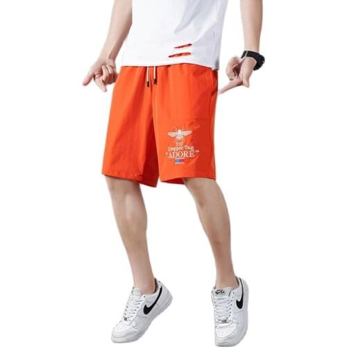 Be well stocked!Teenage Outdoor Thin Beach Pants Mens Hip Hop Print Shorts Trend