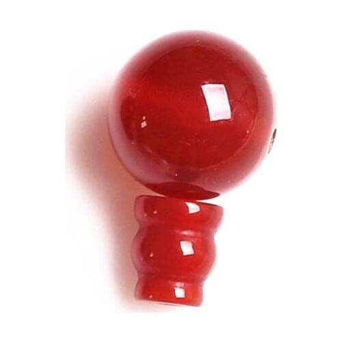 TSB0506 Natural Red Carnelian Guru Beads and Tower for Prayer Malas Accessories 8mm 10sets Three-way Bead
