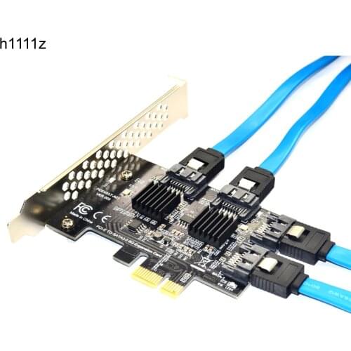 H1111Z Add On Card SATA3 PCI-E/PCIE/PCI Express SATA 3 Controller Multiplier SATA Card/Expansion PCI E PCIE x1 SATA Port Adapter