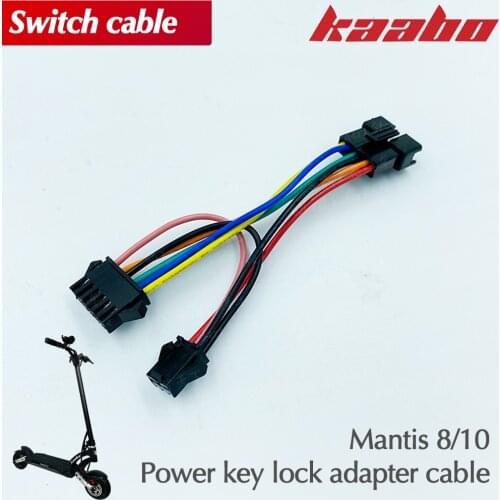 Kaabo mantis power key lock switch cable controller adapter gauge converter line